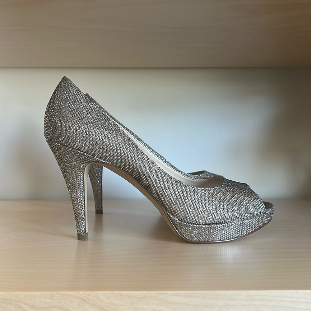 Enzo Angiolini Metallic Gold Platform Pumps